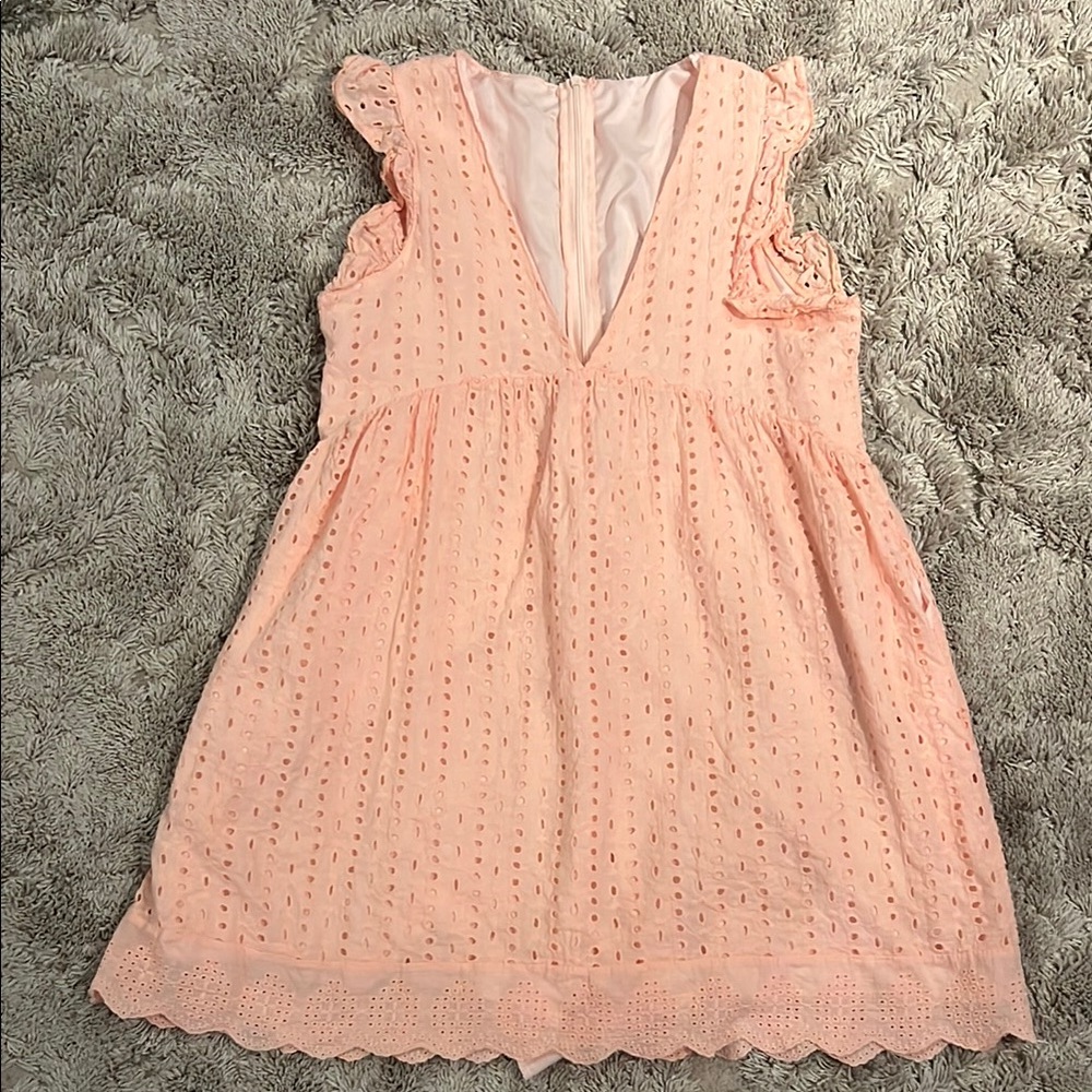 Gently Used peach Romper